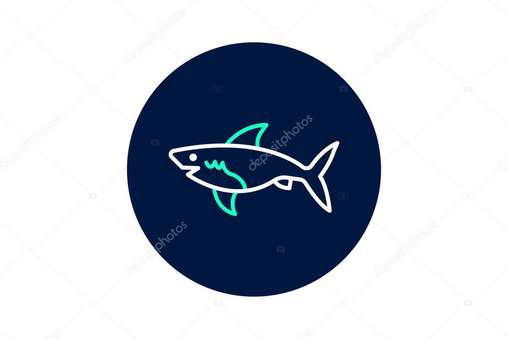 Shark, vector, pixel perfect, illustrator file
