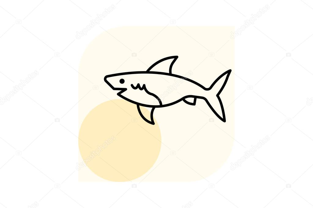 Shark, vector, pixel perfect, illustrator file