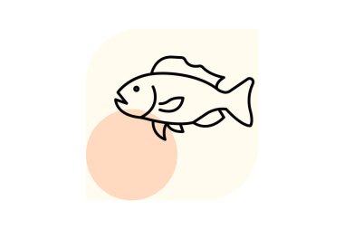 Grouper, vektör, piksel mükemmel, illüstratör dosyası