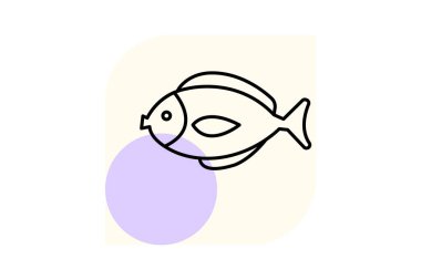 Cerrah balığı, vektör, piksel mükemmel, illüstratör dosyası