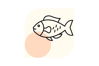 Papağan balığı, vektör, piksel mükemmel, illüstratör dosyası