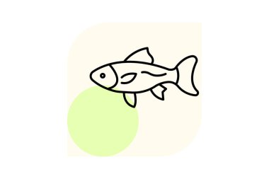 Guppy, vektör, piksel mükemmel, illüstratör dosyası