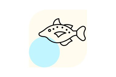 Tetikleyici balık, vektör, piksel mükemmel, illüstratör dosyası