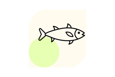 Uskumru, vektör, piksel mükemmel, illüstratör dosyası