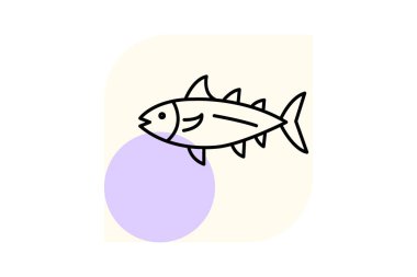 Bonito, vektör, piksel mükemmel, illüstratör dosyası