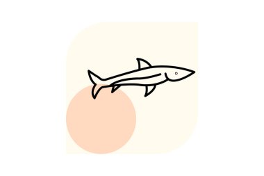 İğne balığı, vektör, piksel mükemmel, illüstratör dosyası