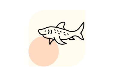 Zebra Köpekbalığı, vektör, piksel mükemmel, illüstratör dosyası