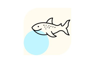 Balina Köpekbalığı, vektör, piksel mükemmel, illüstratör dosyası