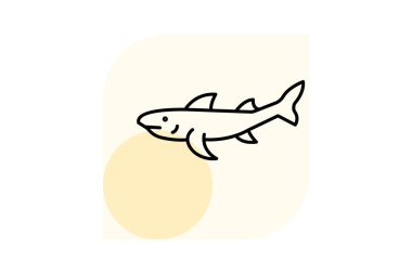 Bambu Köpekbalığı, vektör, piksel mükemmel, illüstratör dosyası