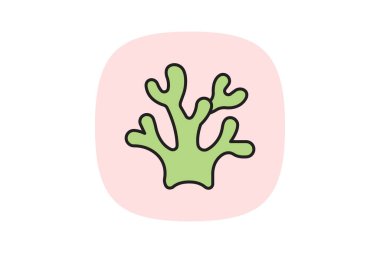 Mercan, vektör, piksel mükemmel, illüstratör dosyası