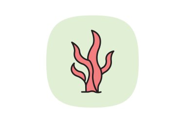 Yosun, vektör, piksel mükemmel, illüstratör dosyası