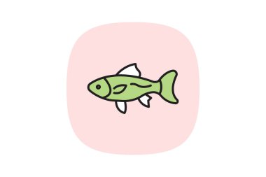 Guppy, vektör, piksel mükemmel, illüstratör dosyası