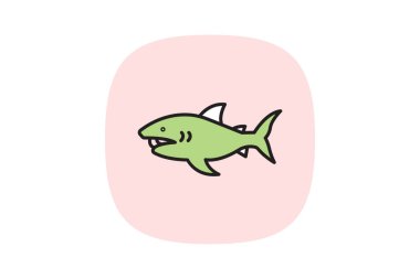 Megamouth Shark, vektör, piksel mükemmel, illüstratör dosyası