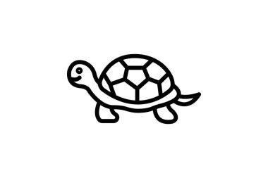 Kaplumbağa, vektör, piksel mükemmel, illüstratör dosyası