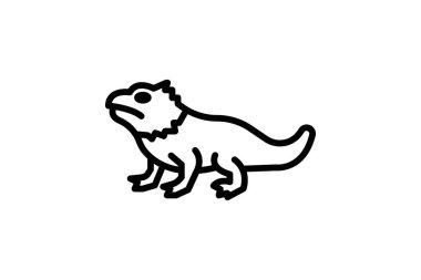 Tuatara, vektör, piksel mükemmel, çizer dosyası