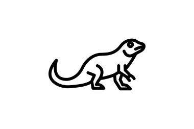 Chuckwalla, vektör, piksel mükemmel, illüstratör dosyası