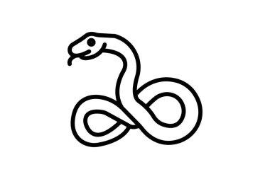 Yeşil Ağaç Pythonu, vektör, piksel mükemmel, illüstratör dosyası