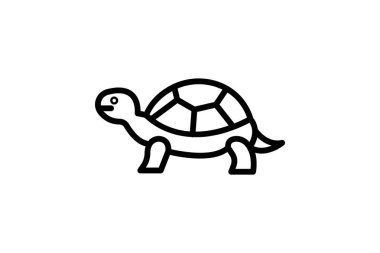 Tahta Kaplumbağa, vektör, piksel mükemmel, illüstratör dosyası