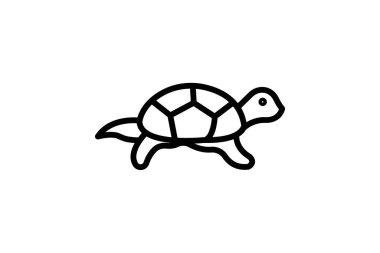 Gölet Kaplumbağası, vektör, piksel mükemmel, illüstratör dosyası