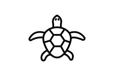 Harita Kaplumbağa, vektör, piksel mükemmel, illüstratör dosyası