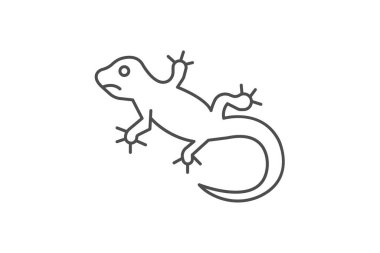 Armalı Gecko, vektör, piksel mükemmel, illüstratör dosyası