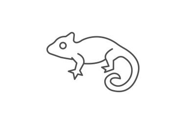 Bukalemun, vektör, piksel mükemmel, çizer dosyası