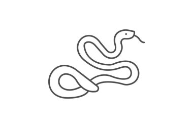 Jartiyer Yılan, vektör, piksel mükemmel, illüstratör dosyası