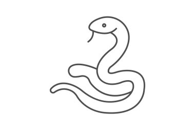 Kral Yılan, vektör, piksel mükemmel, illüstratör dosyası