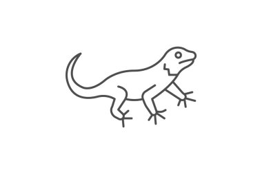 Yakalı Kertenkele, vektör, piksel mükemmel, illüstratör dosyası