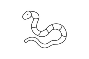 Süt Yılan, vektör, piksel mükemmel, illüstratör dosyası