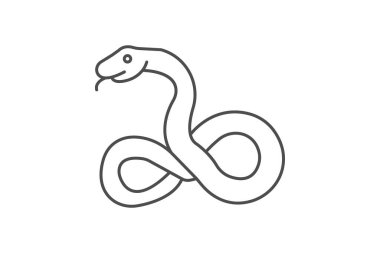 Yeşil Ağaç Pythonu, vektör, piksel mükemmel, illüstratör dosyası