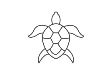 Deniz Kaplumbağası, vektör, piksel mükemmel, illüstratör dosyası