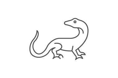 Basilisk Kertenkele, vektör, piksel mükemmel, illüstratör dosyası