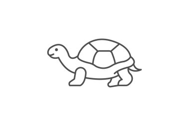 Sulcata Kaplumbağa, vektör, piksel mükemmel, illüstratör dosyası