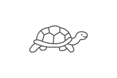 Rus Kaplumbağa, vektör, piksel mükemmel, illüstratör dosyası