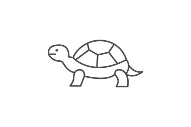 Tahta Kaplumbağa, vektör, piksel mükemmel, illüstratör dosyası