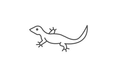 Dikenli Kertenkele, vektör, piksel mükemmel, illüstratör dosyası