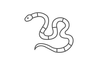 Mercan Yılanı, vektör, piksel mükemmel, illüstratör dosyası