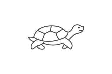 Kaplumbağa, vektör, piksel mükemmel, illüstratör dosyası