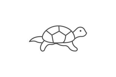 Gölet Kaplumbağası, vektör, piksel mükemmel, illüstratör dosyası