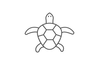 Harita Kaplumbağa, vektör, piksel mükemmel, illüstratör dosyası