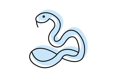 Mısır Yılanı, vektör, piksel mükemmel, illüstratör dosyası