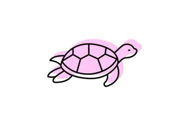 Kırmızı Kulaklı Kaypak, vektör, piksel mükemmel, illüstratör dosyası