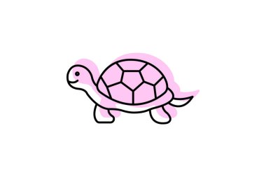 Kaplumbağa, vektör, piksel mükemmel, illüstratör dosyası
