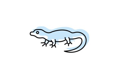 Gila Canavarı, vektör, piksel mükemmel, illüstratör dosyası