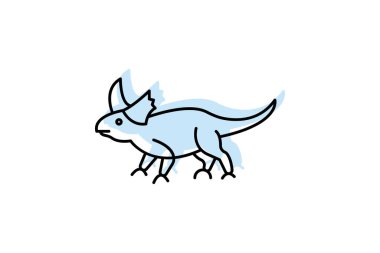 Boynuzlu Kertenkele, vektör, piksel mükemmel, illüstratör dosyası