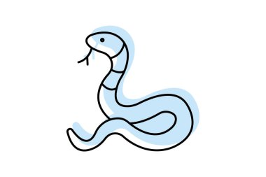 Hognose Yılan, vektör, piksel mükemmel, illüstratör dosyası