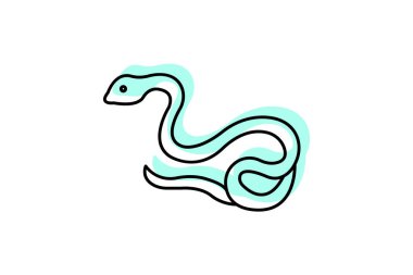 Tekrarlanan Python, vektör, piksel mükemmel, illüstratör dosyası