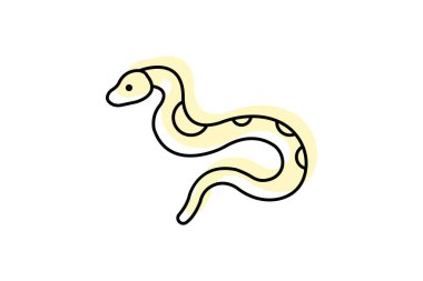 Birmanya Python, vektör, piksel mükemmel, illüstratör dosyası