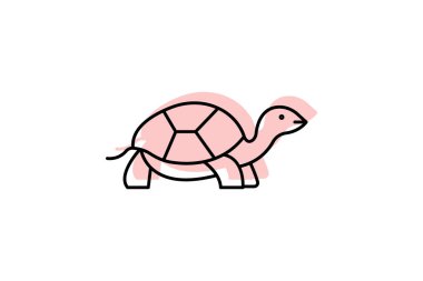 Dışlanmış Kaplumbağa, vektör, piksel mükemmel, illüstratör dosyası